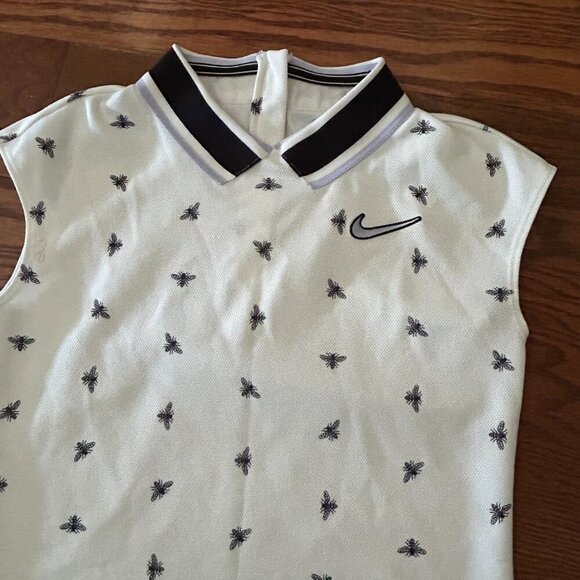 Nike Women's Dri-FIT Bee Tennis Top French Open Size Small Rare Find Tennis Prep - Picture 10 of 11